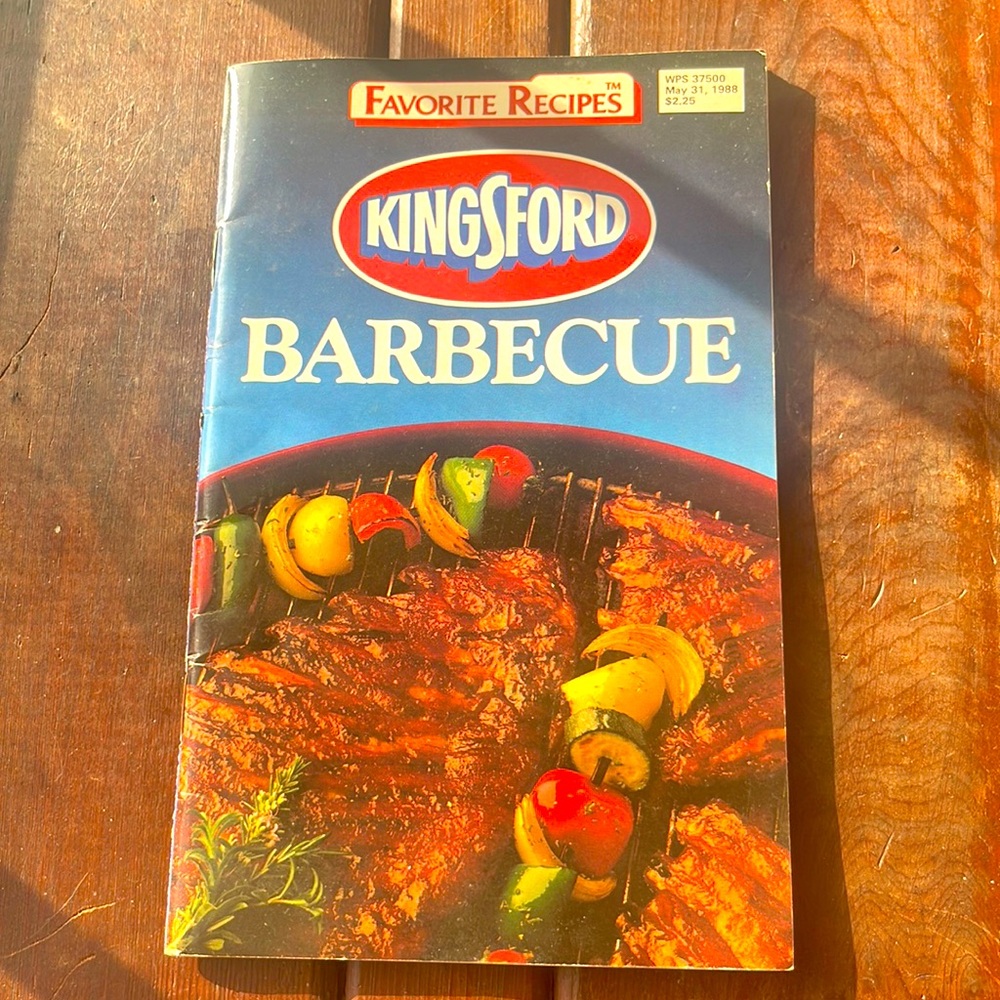 1988 Kingsford Barbecue vintage Recipe Cook Book